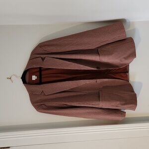 Oversized Plaid Blazer